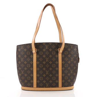 Louis Vuitton Babylone Handbag Monogram Canvas Brown 3561403