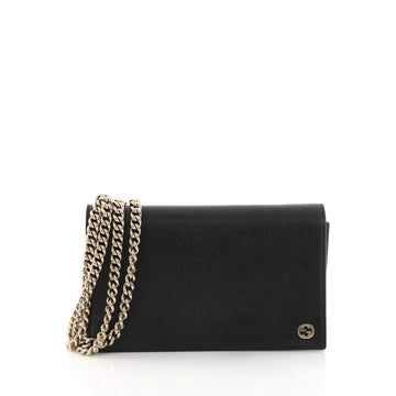 Gucci Betty Chain Wallet Leather - Designer Handbag - Rebag