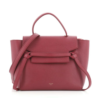 Celine Belt Bag Textured Leather Micro