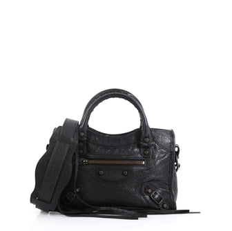 Balenciaga City Classic Studs Bag Leather Mini