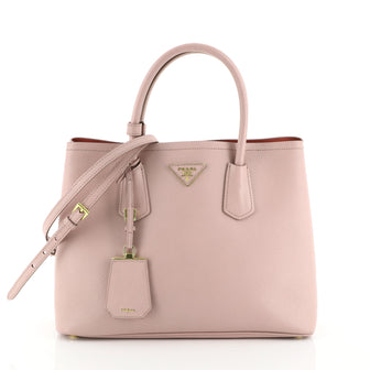 Prada Cuir Double Tote Saffiano Leather Medium