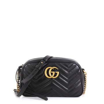 Gucci GG Marmont Shoulder Bag Matelasse Leather Small