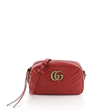 Gucci GG Marmont Shoulder Bag Matelasse Leather Small