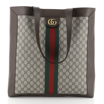 Gucci Ophidia Soft Open Tote GG Coated Canvas Large