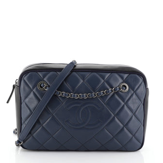 Chanel Ballerine Camera Case Bag Quilted Calfskin Large