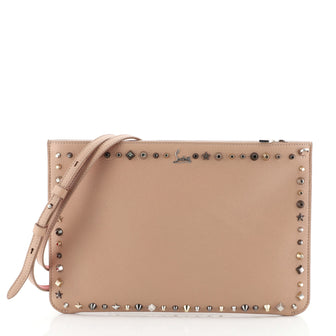 Christian Louboutin Loubiclutch Studded Leather 