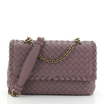 Bottega Veneta Olimpia Crossbody Bag Intrecciato Nappa Baby