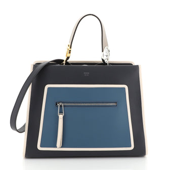 Fendi Runaway Handbag Leather Regular