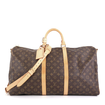 Louis Vuitton Keepall Bandouliere Bag Monogram Canvas 55