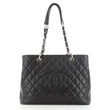 Chanel Grand Shopping Tote Quilted Caviar 
