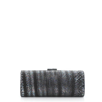 Jimmy Choo Tube Clutch Python Long