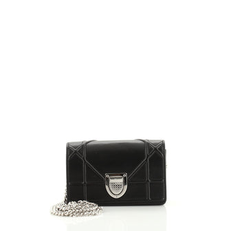 Christian Dior Diorama Flap Bag Leather Baby