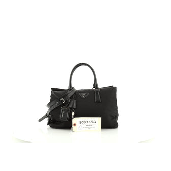 Prada Zip Around Convertible Tote Tessuto Medium