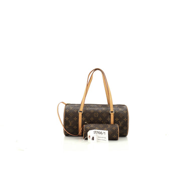 Louis Vuitton Papillon Handbag Monogram Canvas 30