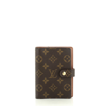 Louis Vuitton Ring Agenda Cover Monogram Canvas PM