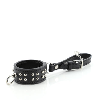 Hermes Collier de Chien Anneau Keychain Studded Leather