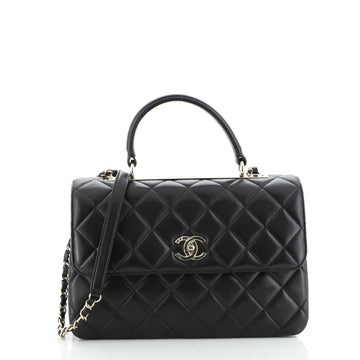 Chanel Trendy CC Top Handle Bag Quilted Lambskin Medium
