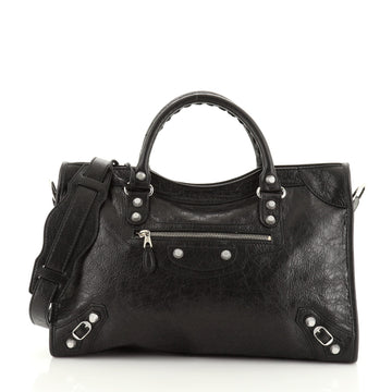 Balenciaga City Giant Studs Bag Leather Medium