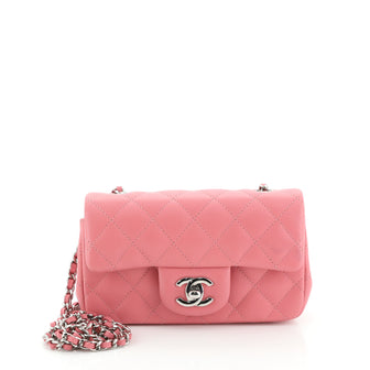 Chanel Classic Single Flap Bag Quilted Lambskin Extra Mini
