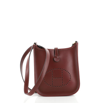 Hermes Long Strap Evelyne Bag Box Calf TPM