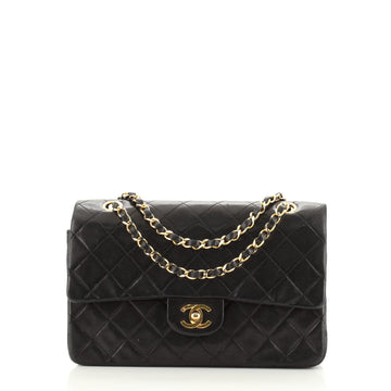 Chanel Vintage Classic Double Flap Bag Quilted Lambskin Medium