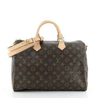 Louis Vuitton Speedy Bandouliere Bag Monogram Canvas 35