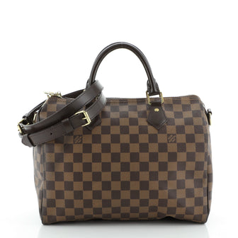 Louis Vuitton Speedy Bandouliere Bag Damier 30