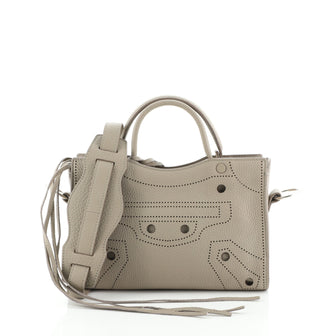 Balenciaga Blackout City Bag Leather Mini
