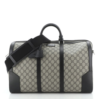 Gucci Convertible Duffle Bag GG Coated Canvas Medium