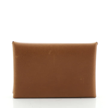 Hermes Calvi Card Case Barenia