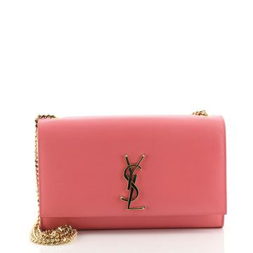 Saint Laurent Classic Monogram Crossbody Bag Grainy Leather Medium