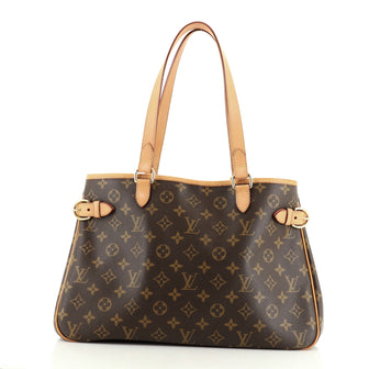 Louis Vuitton Batignolles Handbag Monogram Canvas Horizontal