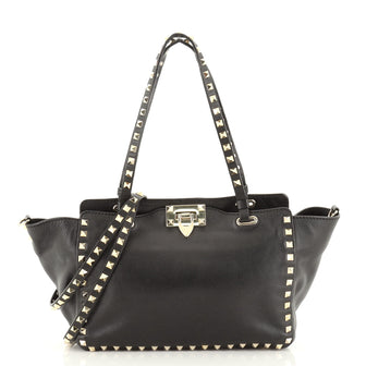 Valentino Rockstud Tote Soft Leather Small