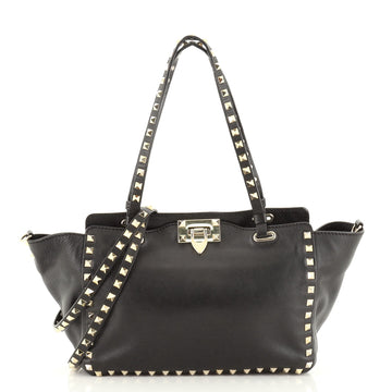 Valentino Rockstud Tote Soft Leather Small