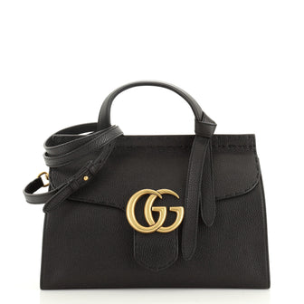 Gucci GG Marmont Top Handle Bag Leather Small