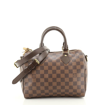 Louis Vuitton Speedy Bandouliere Bag Damier 25