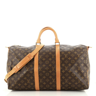 Louis Vuitton Keepall Bandouliere Bag Monogram Canvas 50