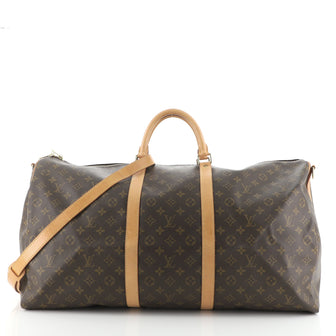 Louis Vuitton Keepall Bandouliere Bag Monogram Canvas 60