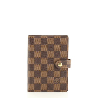 Louis Vuitton Ring Agenda Cover Damier PM