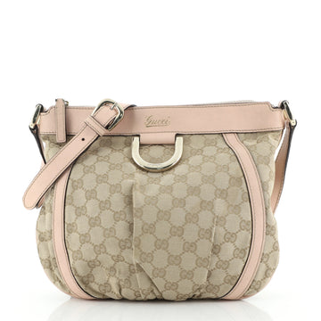 Gucci D Ring Messenger Bag GG Canvas Small