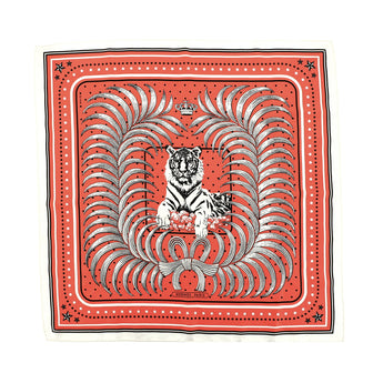 Hermes Tigre Royal Bandana Scarf Printed Silk 55