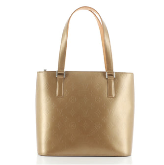 Louis Vuitton Mat Stockton Handbag Monogram Vernis