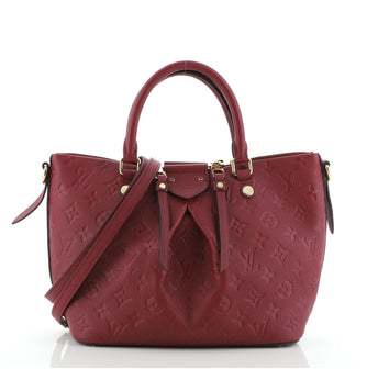 Louis Vuitton Mazarine Handbag Monogram Empreinte Leather PM