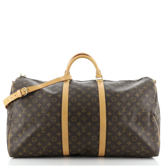 Louis Vuitton Keepall Bandouliere Bag Monogram Canvas 60