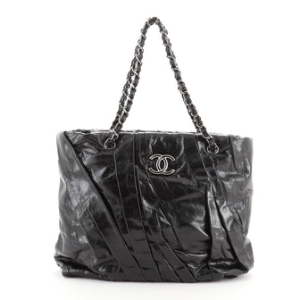 Chanel Twisted Tote Glazed Calfskin Medium