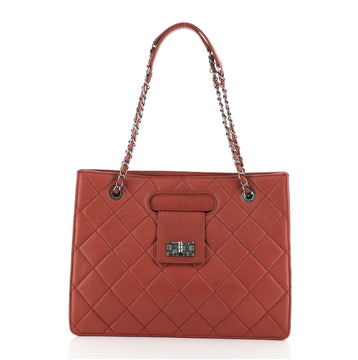 Chanel Paris-Byzance Take Away Tote Quilted Aged Calfskin Medium