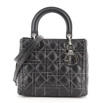 Christian Dior Lady Dior Bag Cannage Quilt Lambskin Medium