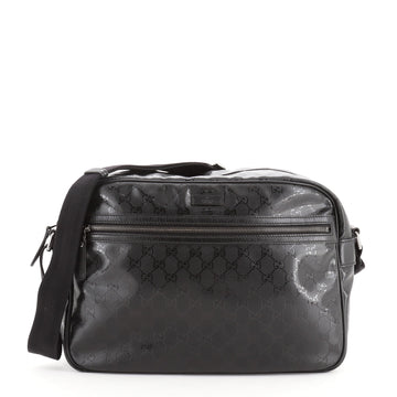 Gucci Zip Messenger Bag GG Imprime Small