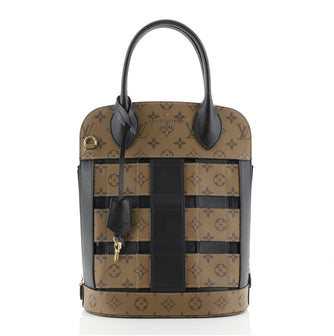 Louis Vuitton Tressage Tote Reverse Monogram Canvas MM