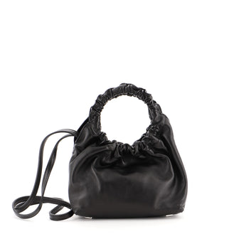 The Row Double Circle Bag Leather Small